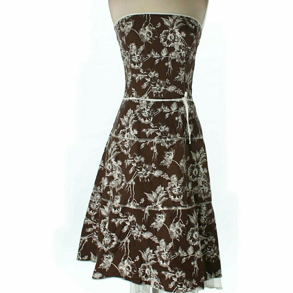 Strapless Wall Flower Dress